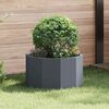 vidaXL Planter Anthracite 60 x 60 x 35 cm Steel