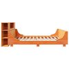 vidaXL Bed Frame without Mattress Wax Brown 180x200 cm Super King Solid Wood Pine