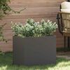 vidaXL Garden Planter Black 50 x 32 x 40 cm Cold-rolled Steel