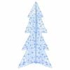 vidaXL Christmas Tree with 160 LEDs Blue 150 cm Acrylic