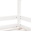 vidaXL Kids Bed Frame White 90x190 cm Solid Wood Pine