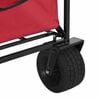 vidaXL Folding Hand Trolley Red 89 x 63 x 96 cm Steel and Oxford Cloth
