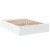 vidaXL Bed Frame without Mattress White 140x190 cm