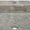 vidaXL Sink Grey 40x40x12 cm Marble