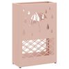 vidaXL Rain Umbrella Stand Pink 28 x 12 x 41 cm Steel