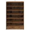 vidaXL Shoe Cabinet Old Wood 60x35x92 cm Engineered Wood