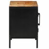 vidaXL Bedside Cabinet Brown and Black 50 x 30 x 45 cm