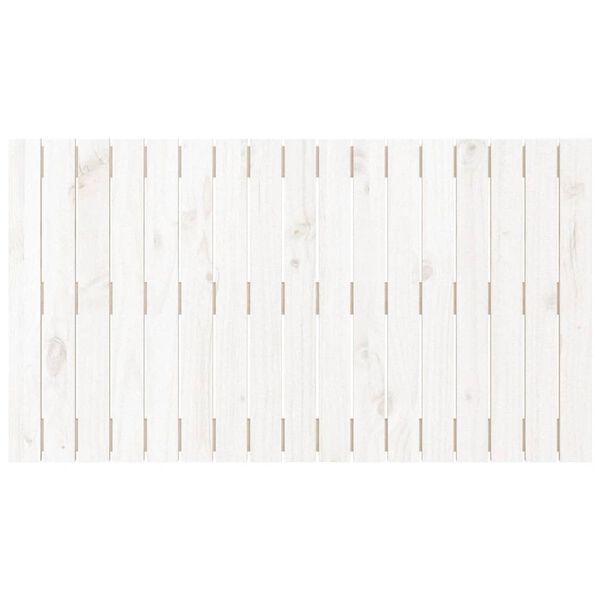 vidaXL Wall Headboard White 108x3x60 cm Solid Wood Pine