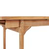 vidaXL Extending Garden Table 150-200x100x75 cm Solid Teak Wood