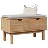 vidaXL Hallway Bench OTTA 80x40x45 cm Solid Wood Pine