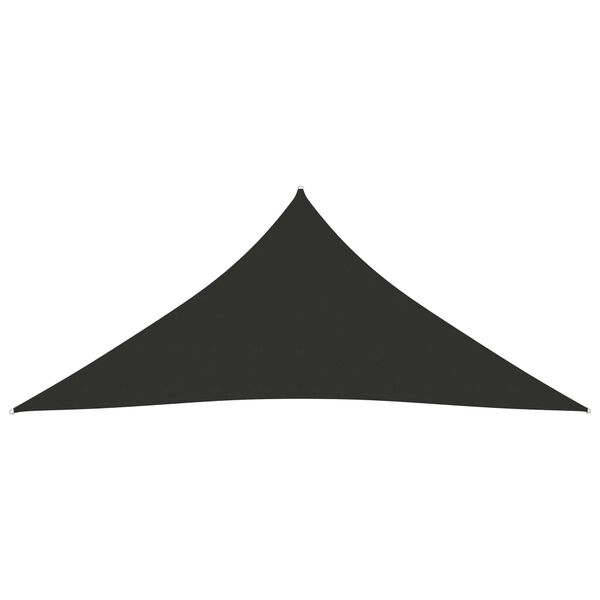 vidaXL Sunshade Sail Oxford Fabric Triangular 5x6x6 m Anthracite