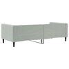 vidaXL Day Bed without Mattress Light Grey 90x190 cm Single Velvet