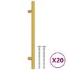 vidaXL Cabinet Handles 20 pcs Gold 160 mm Stainless Steel