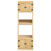 vidaXL Cabinet with Shelf Honey 66 x 58 x 207 cm Solid Pine Wood
