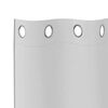 vidaXL Blackout Curtains with Rings 2 pcs Pale Grey 225 x 140 cm