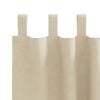 vidaXL Blackout Curtains 2 pcs Cream 140 x 175 cm Velvet