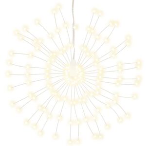 vidaXL Christmas Starburst Light 140 LEDs Warm White 17 cm