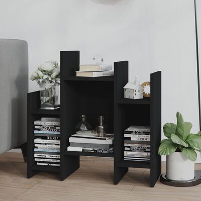 vidaXL Side Cabinet Black 60x26x60 cm Engineered Wood