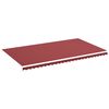 vidaXL Replacement Fabric for Awning Burgundy Red 6x3.5 m