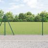 vidaXL Fence Post Green 100 x 1.2 m (13 mm mesh) Steel and PVC