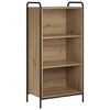 vidaXL Book Cabinet 55.5 x 33 x 111 cm Engineered Wood Artisan Oak
