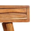 vidaXL Console Table Solid Acacia Wood with Carved Drawers 118x30x80cm