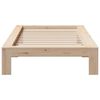 vidaXL Bed Frame without Mattress 90x200 cm Solid Wood Pine