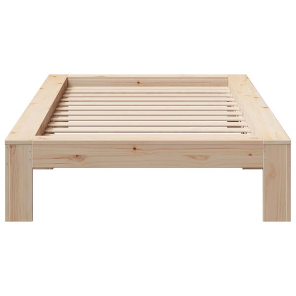 vidaXL Bed Frame without Mattress 90x200 cm Solid Wood Pine
