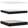 vidaXL Ottoman Bed with Mattresses Black 160x200cm Velvet