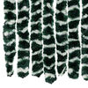 vidaXL Fly Curtain Green and White 118x220 cm Chenille