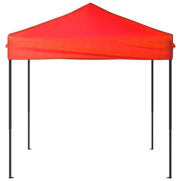 vidaXL Folding Party Tent Red 2x2 m