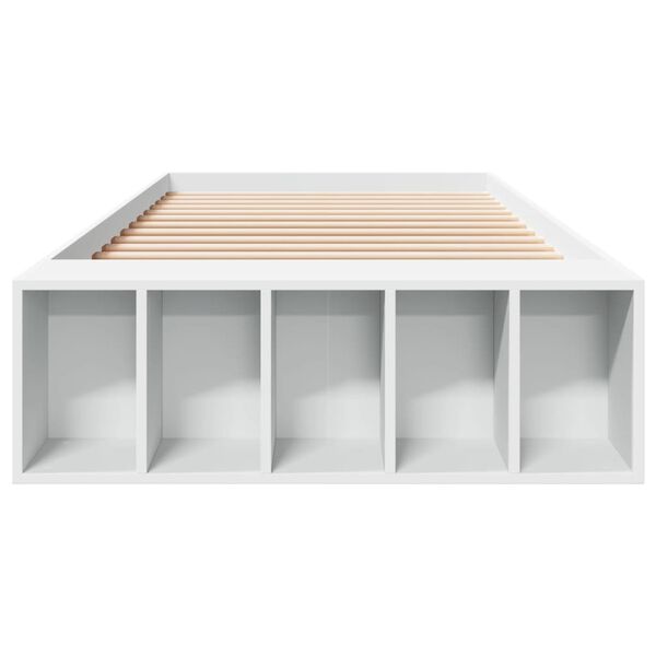 vidaXL Bed Frame without Mattress White 90x200 cm