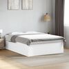 vidaXL Bed Frame without Mattress White 160x200 cm