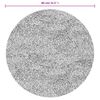 vidaXL Shaggy Rug PAMPLONA High Pile Modern Anthracite &Oslash; 80 cm