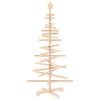 vidaXL Wooden Christmas Tree KOTKA 120 cm Solid Pine Wood Natural