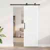 vidaXL Sliding Door ORKDAL White 73.5 x 211 cm Solid Pine Wood