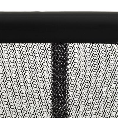 vidaXL Insect Door Screen with Mesh Curtain Black 100x220 cm Polyester