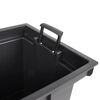 vidaXL Planter with Removable Inner Anthracite 12 / 44 L PP Rattan