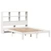 vidaXL Bookcase Bed without Mattress White 140x200cm Solid Wood Pine