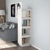 vidaXL Book Cabinet/Room Divider White 40x35x135 cm Solid Pinewood