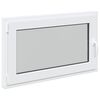 vidaXL Basement Window "RISOR" 100x50 cm Tilt&Turn DIN Left White
