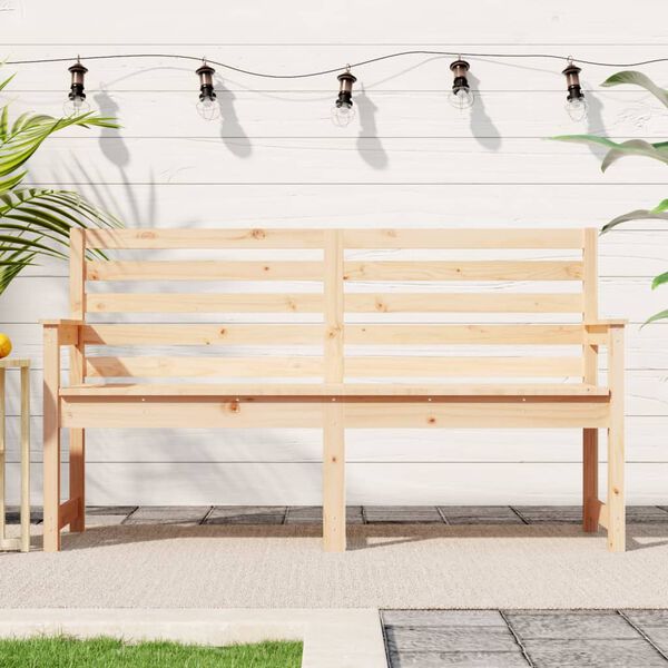 vidaXL Garden Bench 159.5x48x91.5 cm Solid Wood Pine