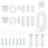 vidaXL 30 Piece Roller Blind Fittings 18 mm