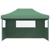 vidaXL Party Tent Folding Green 292 x 440 x 315 cm Oxford Fabric