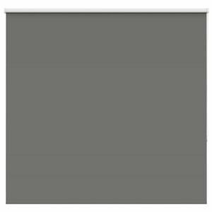 vidaXL Roller Blind Blackout Grey 155x130 cm Fabric Width 151.6 cm Polyester