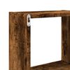 vidaXL Wall Cabinet 78x18x71 cm Smoked Oak Engineered Wood