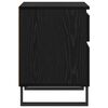 vidaXL Bedside Cabinet Black Oak 40 x 35 x 50 cm Engineered Wood