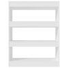 vidaXL Book Cabinet/Room Divider White 80x30x103 cm Engineered wood