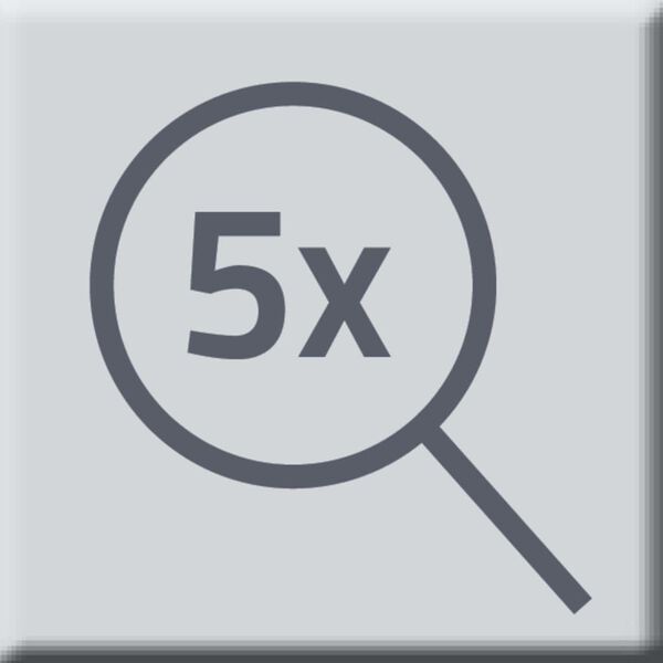 RIDDER Make-Up Mirror Pocahontas M 16.5 cm Chrome