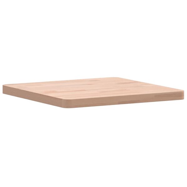 vidaXL Table Top 40x40x2.5 cm Square Solid Wood Beech